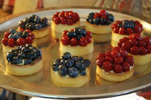 juicy filet mignon cutted on plate with brussel sprout