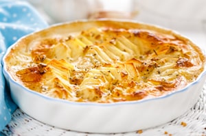 juicy filet mignon cutted on plate with brussel sprout