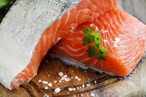 juicy filet mignon cutted on plate with brussel sprout
